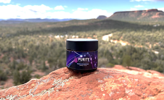 1000mg Hemp Cream: Is Higher Strength Actually Better for Pain? — a white container sitting on top | Purity Hemp Naturals