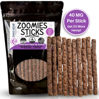 Zoomies sticks 40 mg per stick more hemp