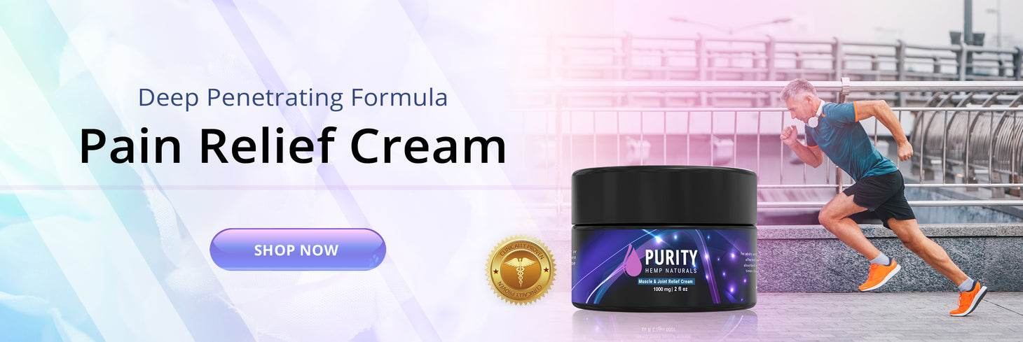 Purity Hemp Naturals 1000 mg Pain Relief Cream Premium full-spectrum formula