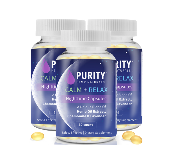 CALM + RELAX Nighttime Sleep Formula 3 Btls. (90 Capsules) Autoship ...